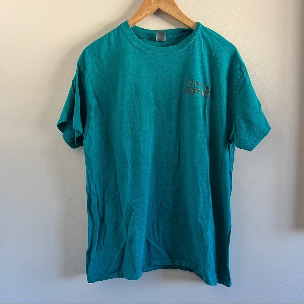 Diesel Hotties Teal Logo Graphic Tee Unisex Size L